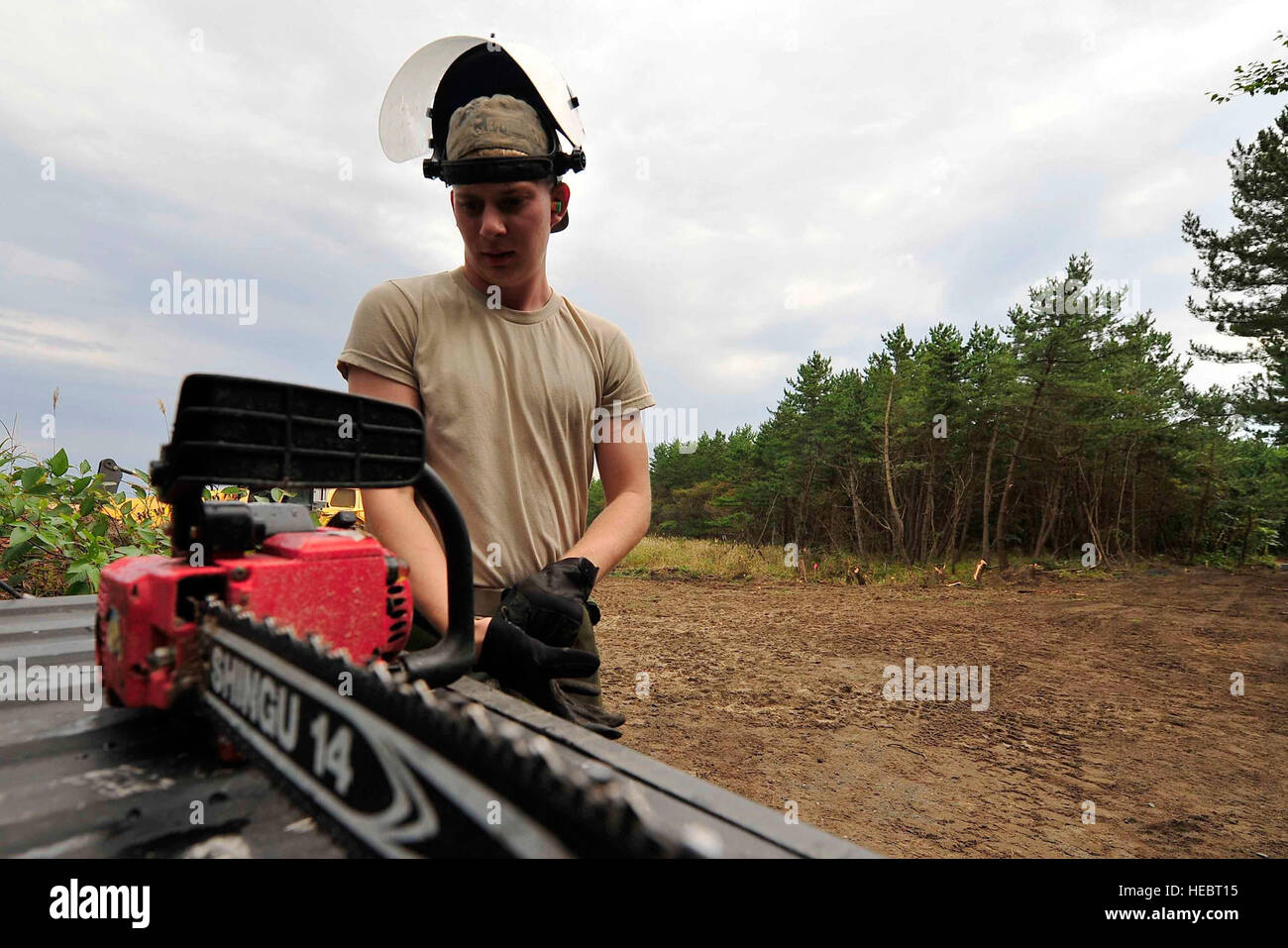U.S. Air Force Airman Jeffrey Waldron, 35th Civil Engineer Squadron