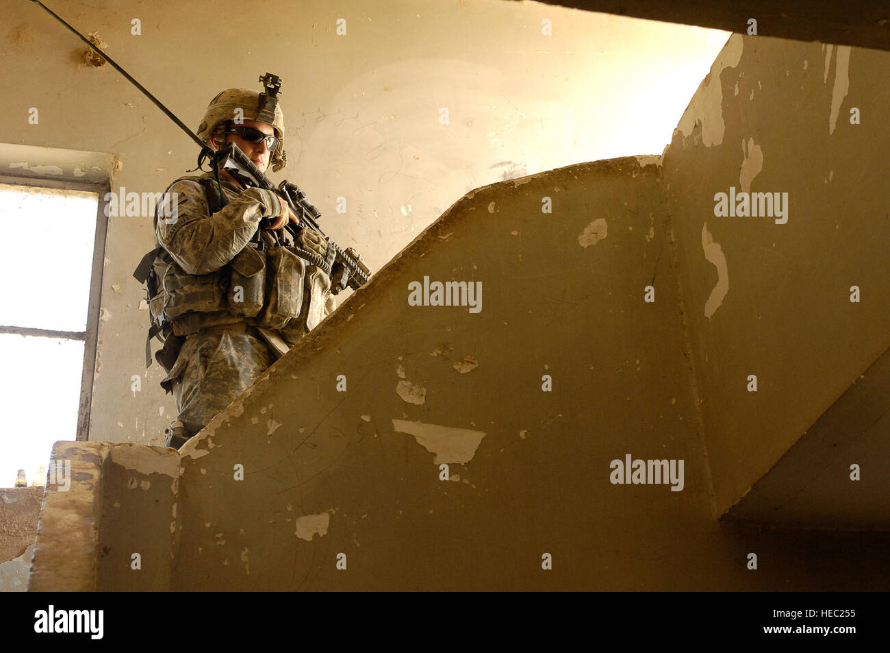 U.S. Army Spc. Jason Hardman, 1st Brigade Combat Team, 327th Infantry ...