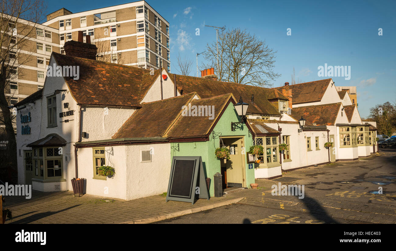 The Swan & Bottle public house in Uxbridge, London, UK Stock Photo