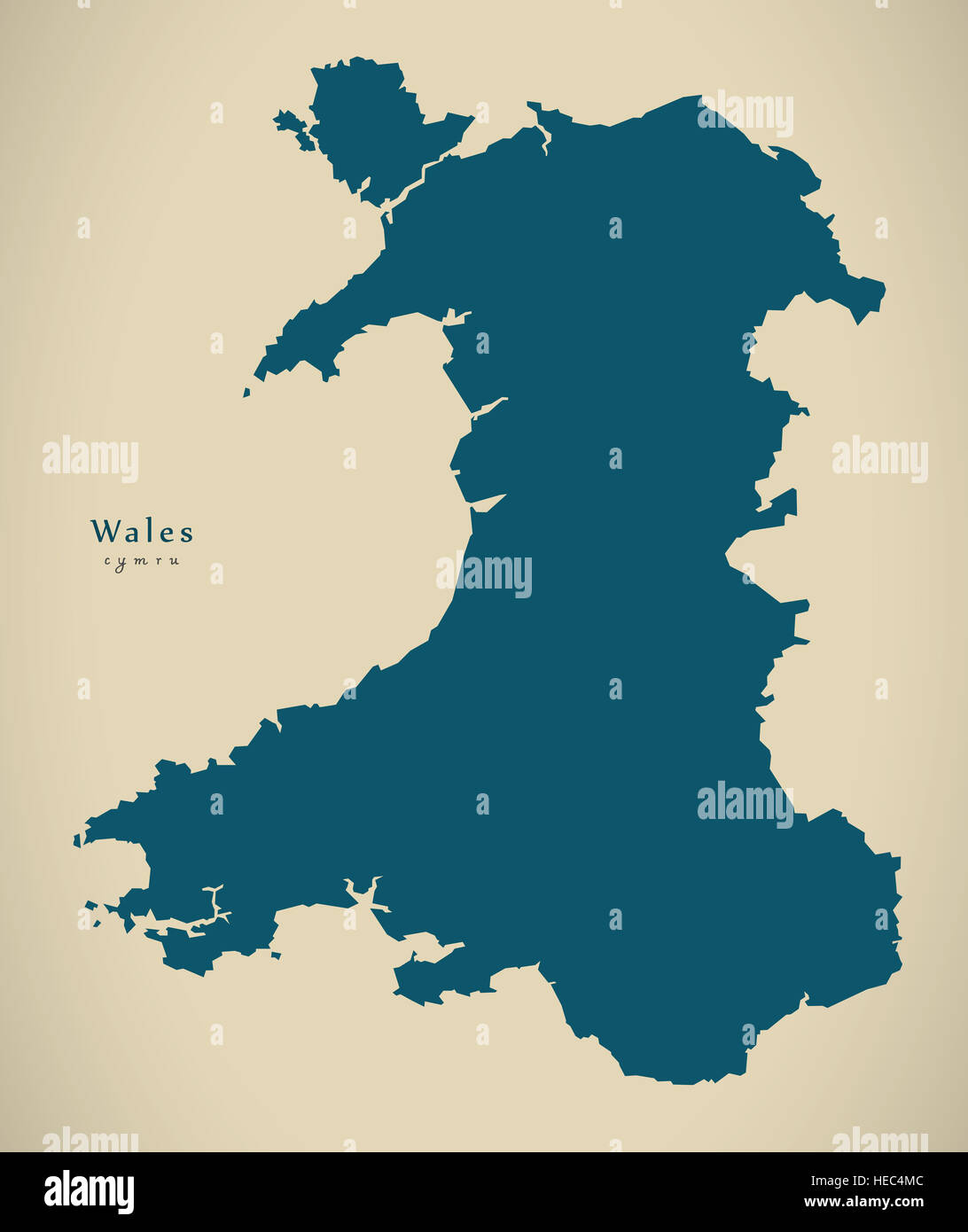 Modern Map Wales UK Country Silhouette Illustration Stock Photo Alamy Modern Map Wales Uk Country Silhouette Illustration HEC4MC 