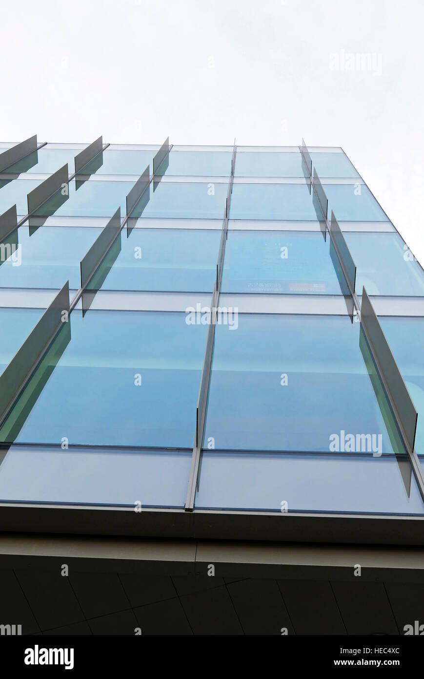Modern glass fronted office block Stock Photo