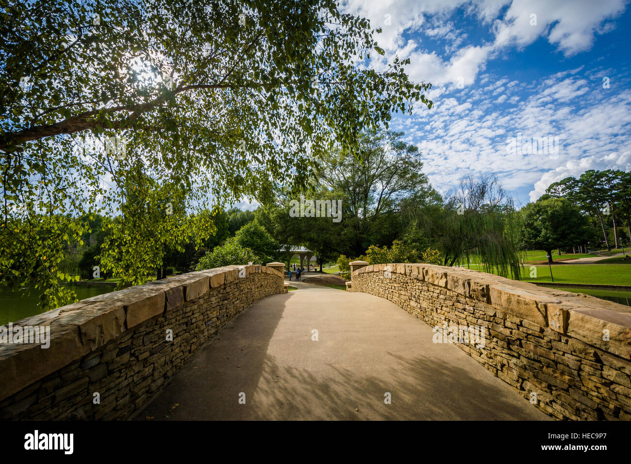 Bridge at Freedom Park, in Charlotte, North Carolina Stock Photo Alamy