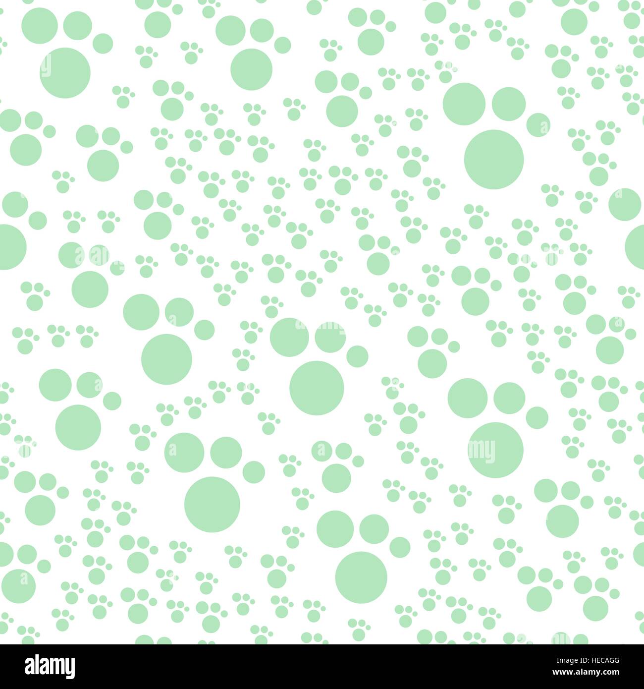 Vector seamless pattern. Green bubbles on white background Stock Vector ...