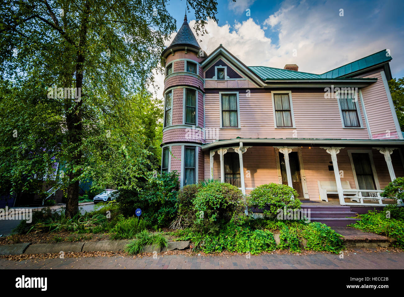House in the historic Fourth Ward of Charlotte, North Carolina Stock
