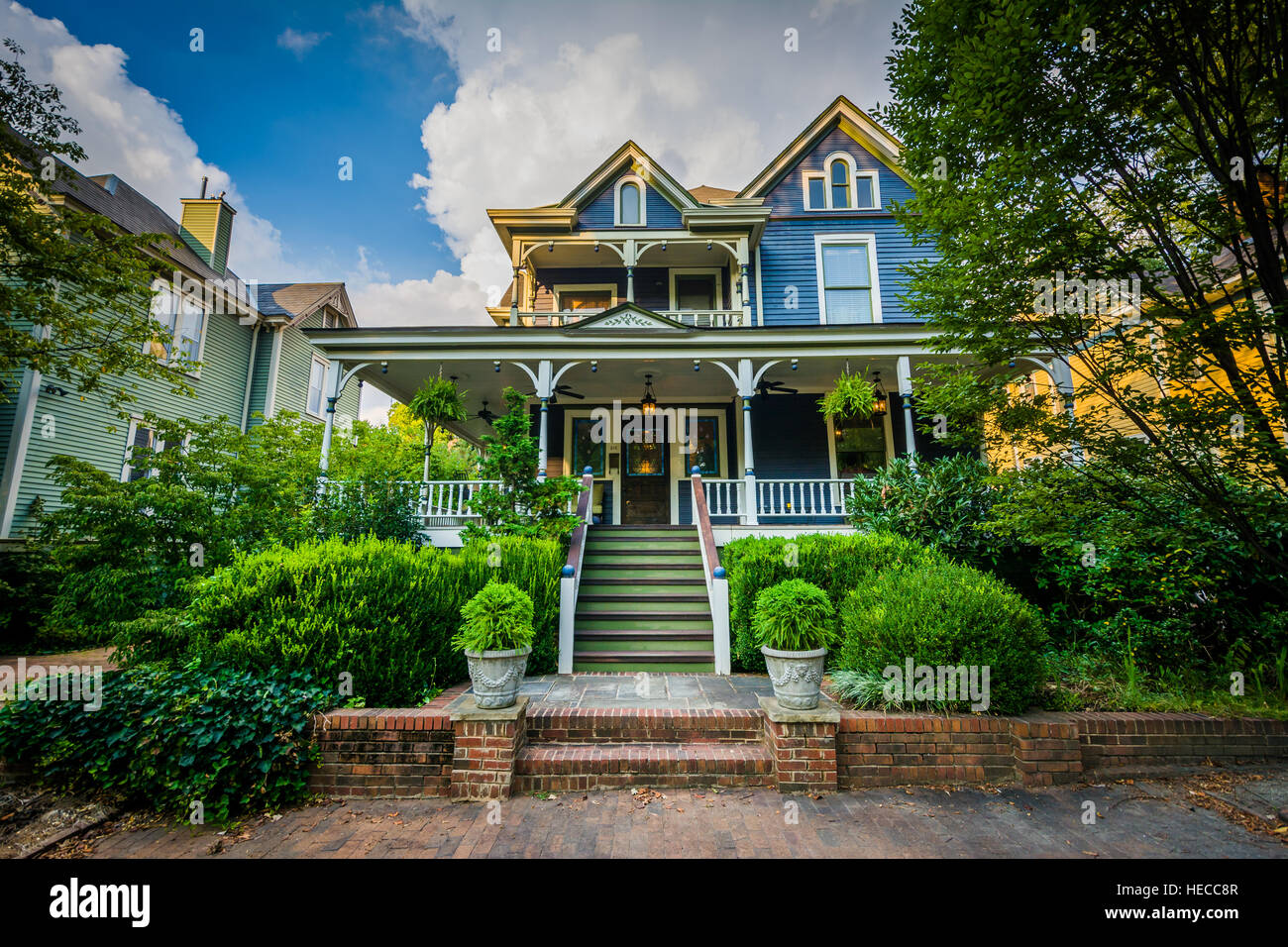 House in the historic Fourth Ward of Charlotte, North Carolina Stock