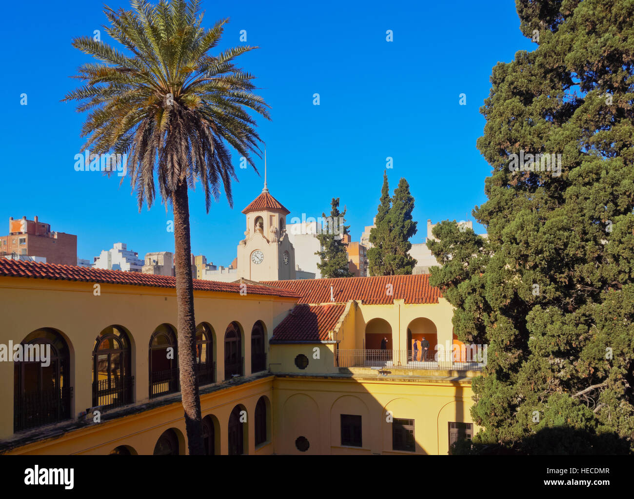 Argentina, Cordoba, Manzana Jesuitica(Jesuit Block), View of the Monserrat High School. Stock Photo