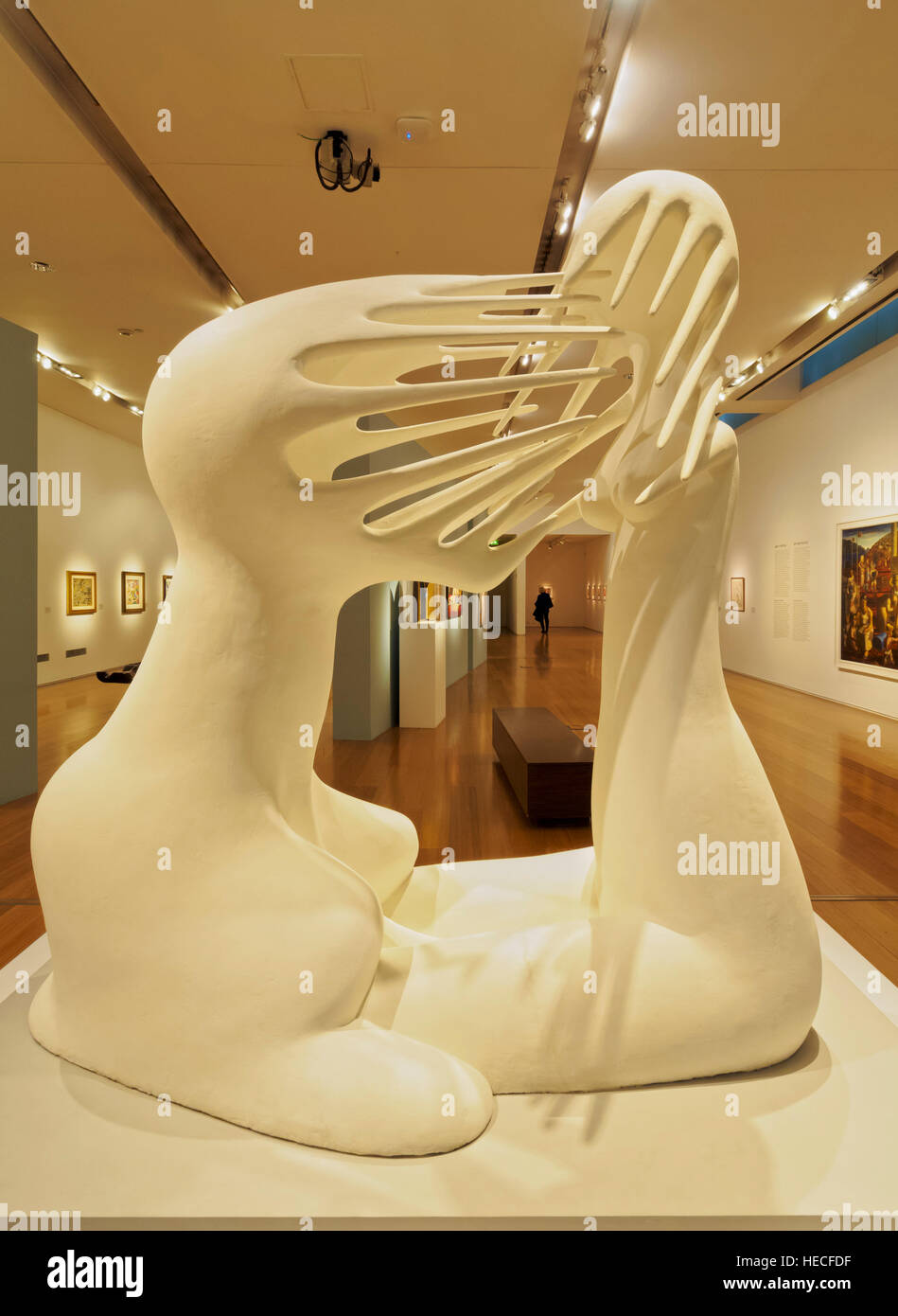 Argentina, Buenos Aires Province, City of Buenos Aires, Palermo, Interior view of MALBA, The Latin American Art Museum of Stock Photo