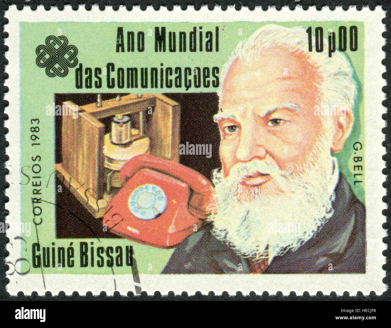 Alexander graham bell postage stamp hi-res stock photography and images ...