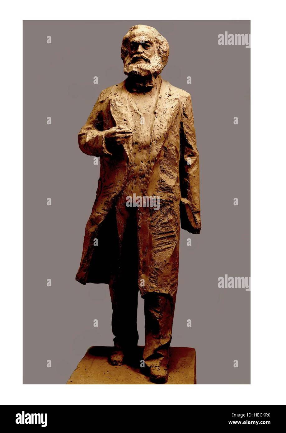 Trier, Germany. 19th Dec, 2016. HANDOUT - The photo published by the city of Trier depicts the design of Chinese artist Wu Weishan for the planned Karl Marx statue in Trier, Germany, 19 December 2016. The statue is said to be erected on the occasion of the 200th birthday of the philosopher in May 2018. The gift to the birth town of Marx from the People's Republic of China will measure a total hight of 6, 30 meter. ATTENTION EDITORS: Editorial use only with mandatory photo credit: Photo: Stadt Trier Photo: Stadt Trier/dpa/Alamy Live News Stock Photo