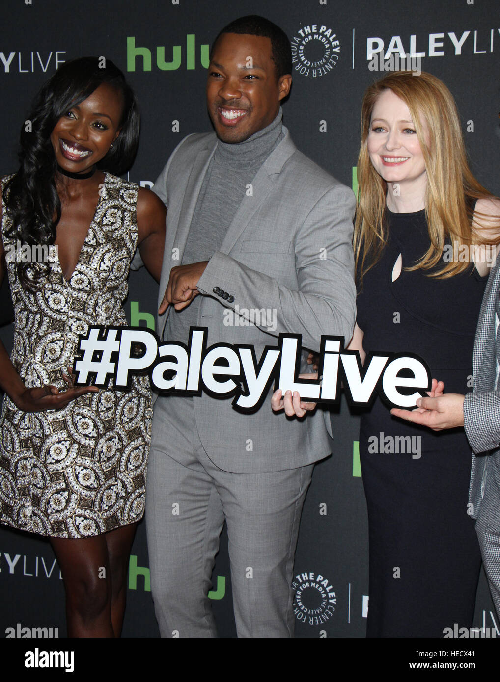 New York, USA. 19th Dec, 2016. Anna Diop, Corey Hawkins, Miranda Otto