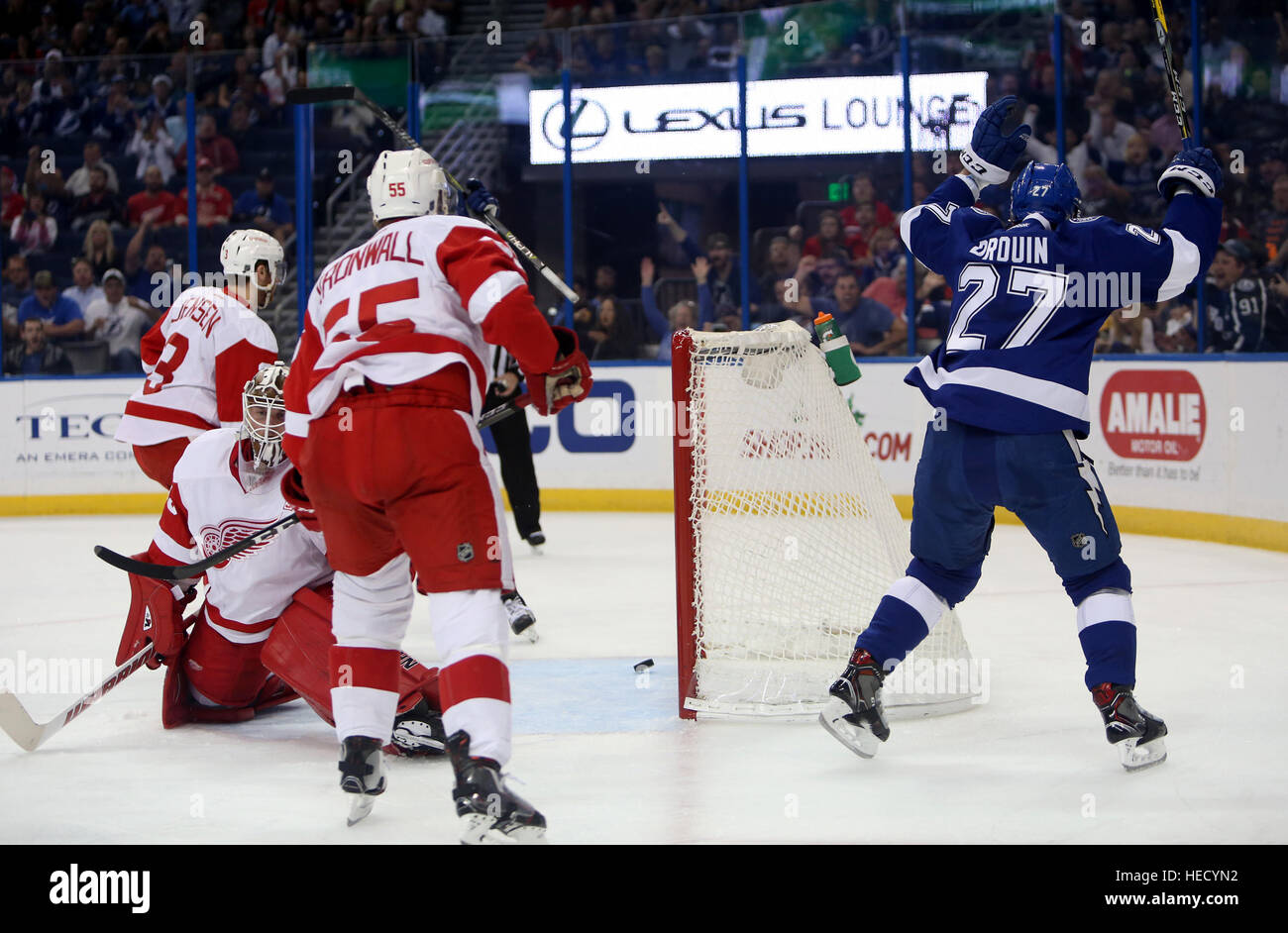 Tampa, Florida, USA. 21st Dec, 2016. Tampa Bay Lightning left wing Jonathan Drouin (27