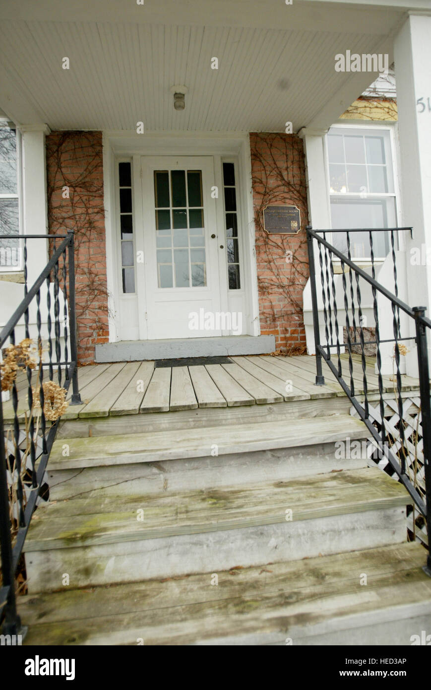 Leclaire, Iowa, USA. 5th Mar, 2004. Mike Wolfe's home in LeClaire, Iowa