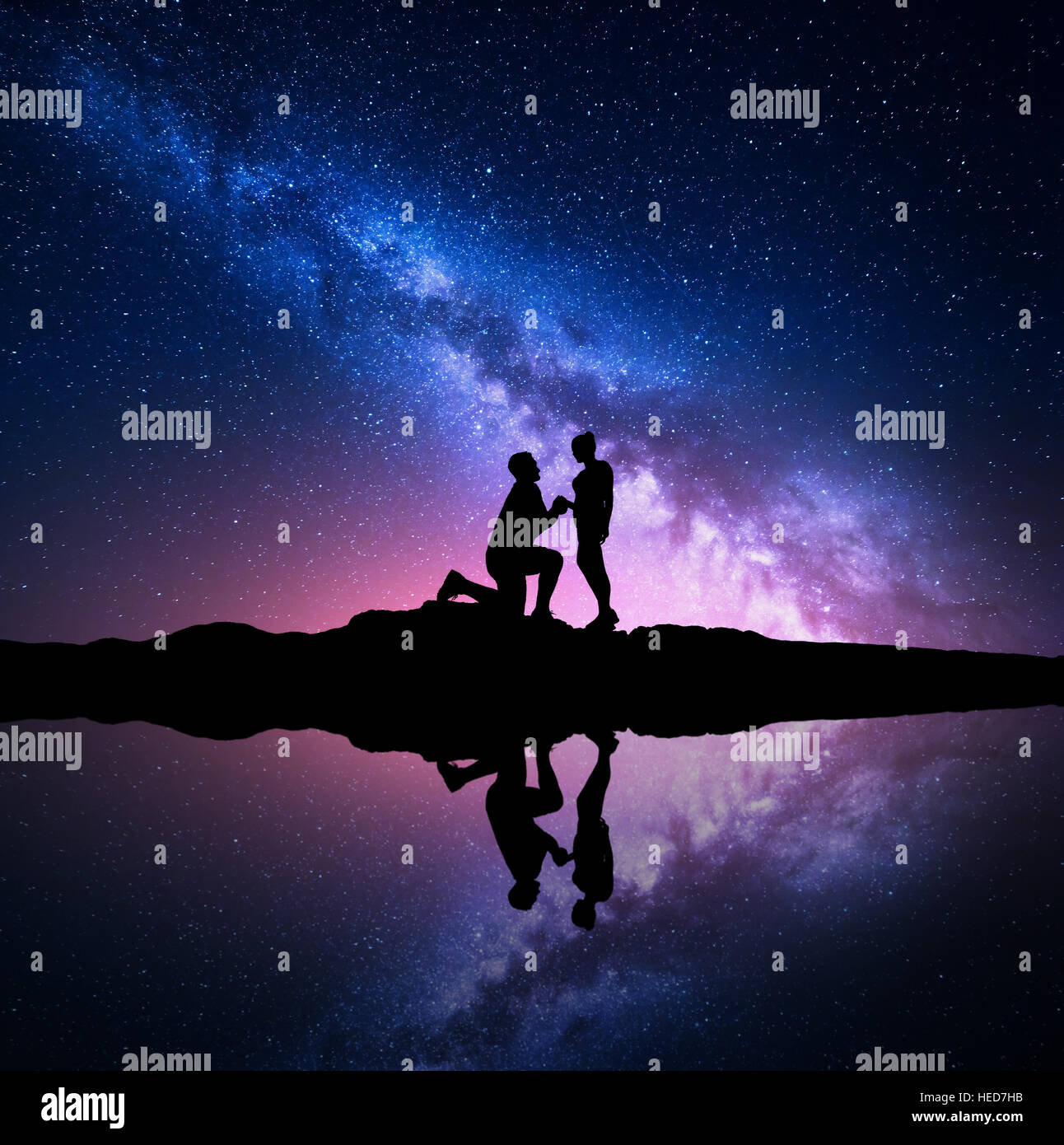 Couple making love silhouette hi-res stock photography and images - Alamy