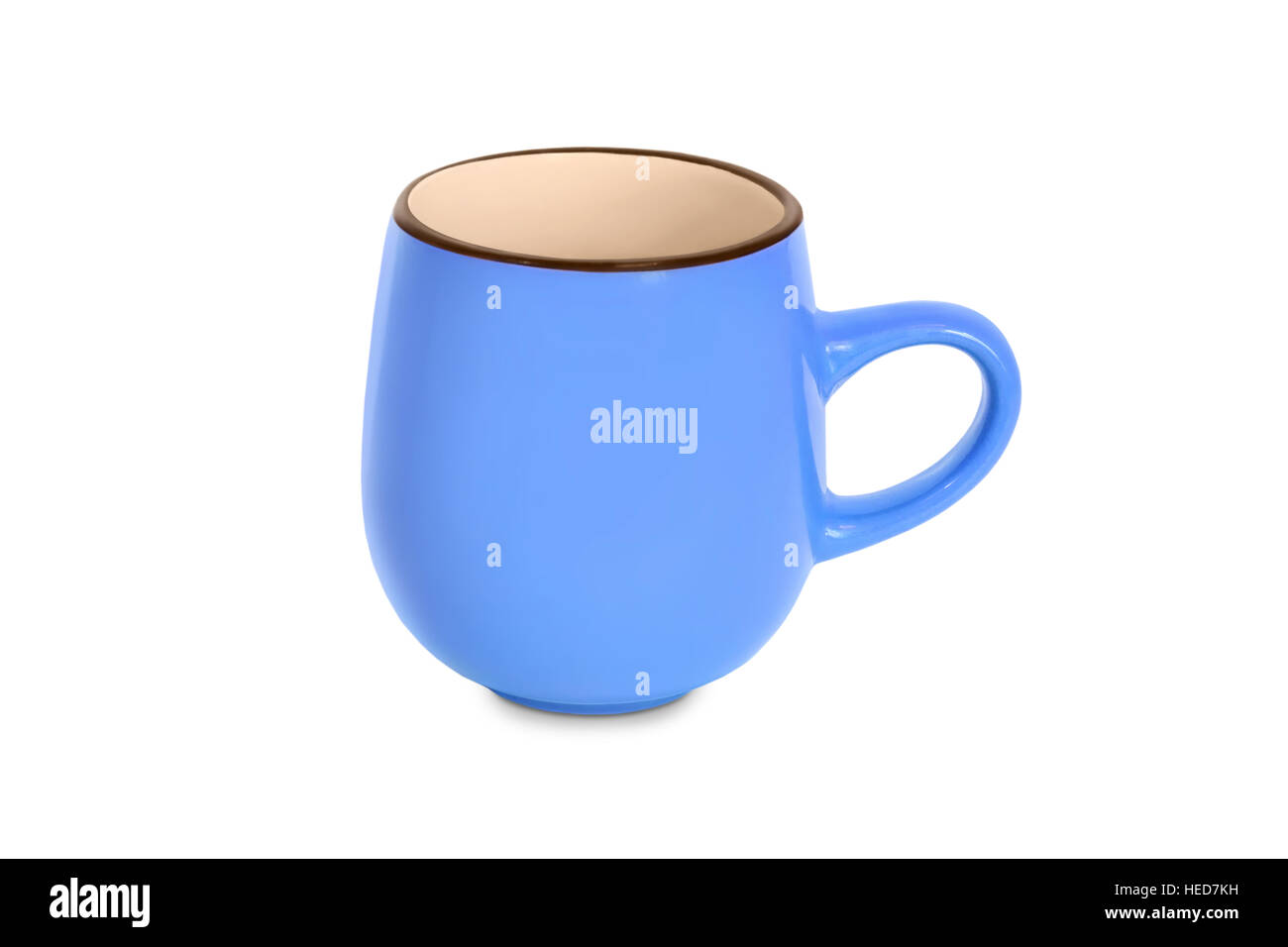 blue cup isolated on white background Stock Photo Alamy