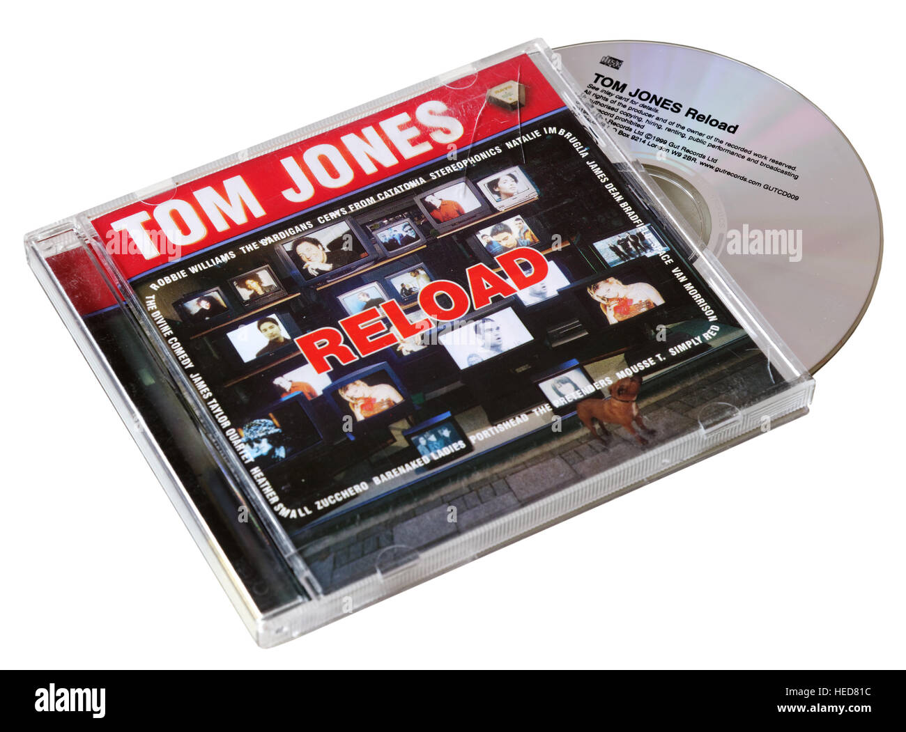 Tom Jones ReLoad CD Stock Photo