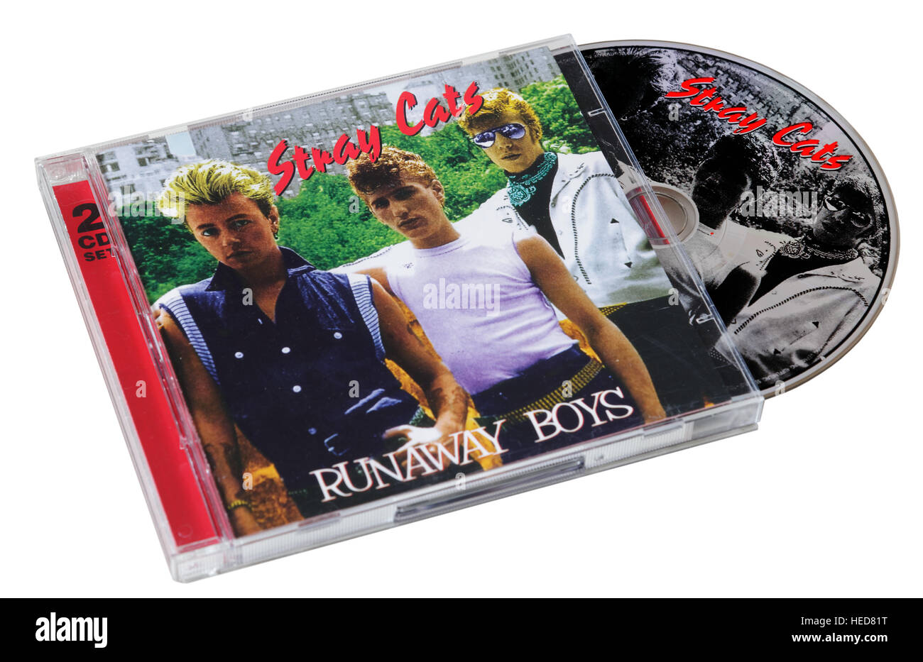 Stray Cats Runaway Boys CD Stock Photo