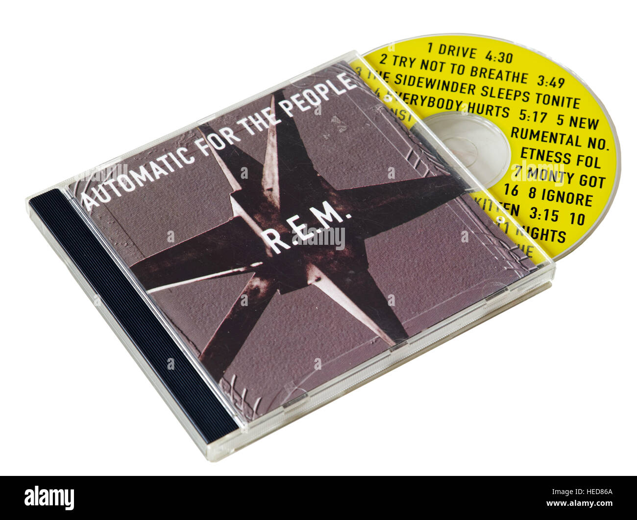 REM Automatic For the People CD Stock Photo