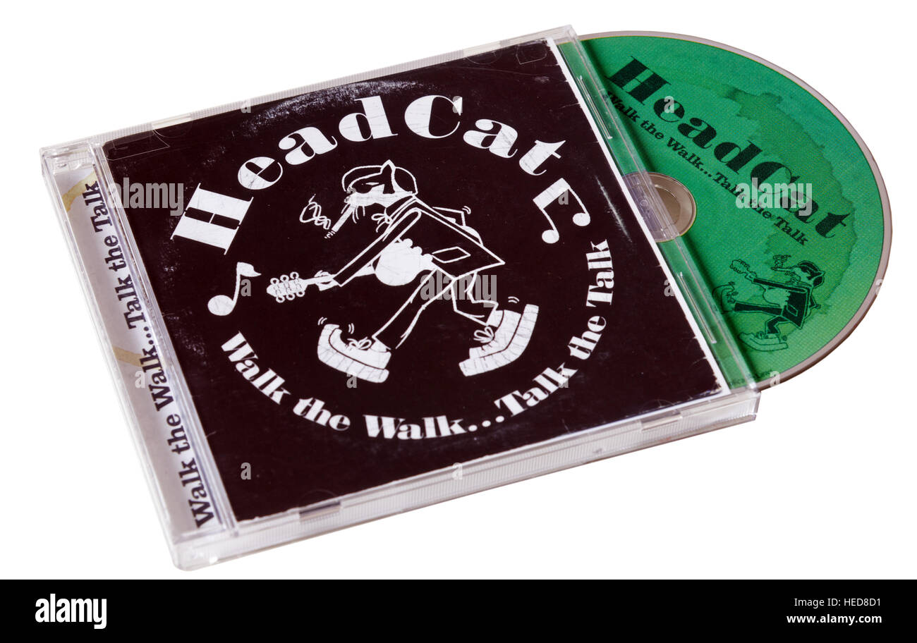 HeadCat Walk the Walk, Talk the Talk CD Stock Photo