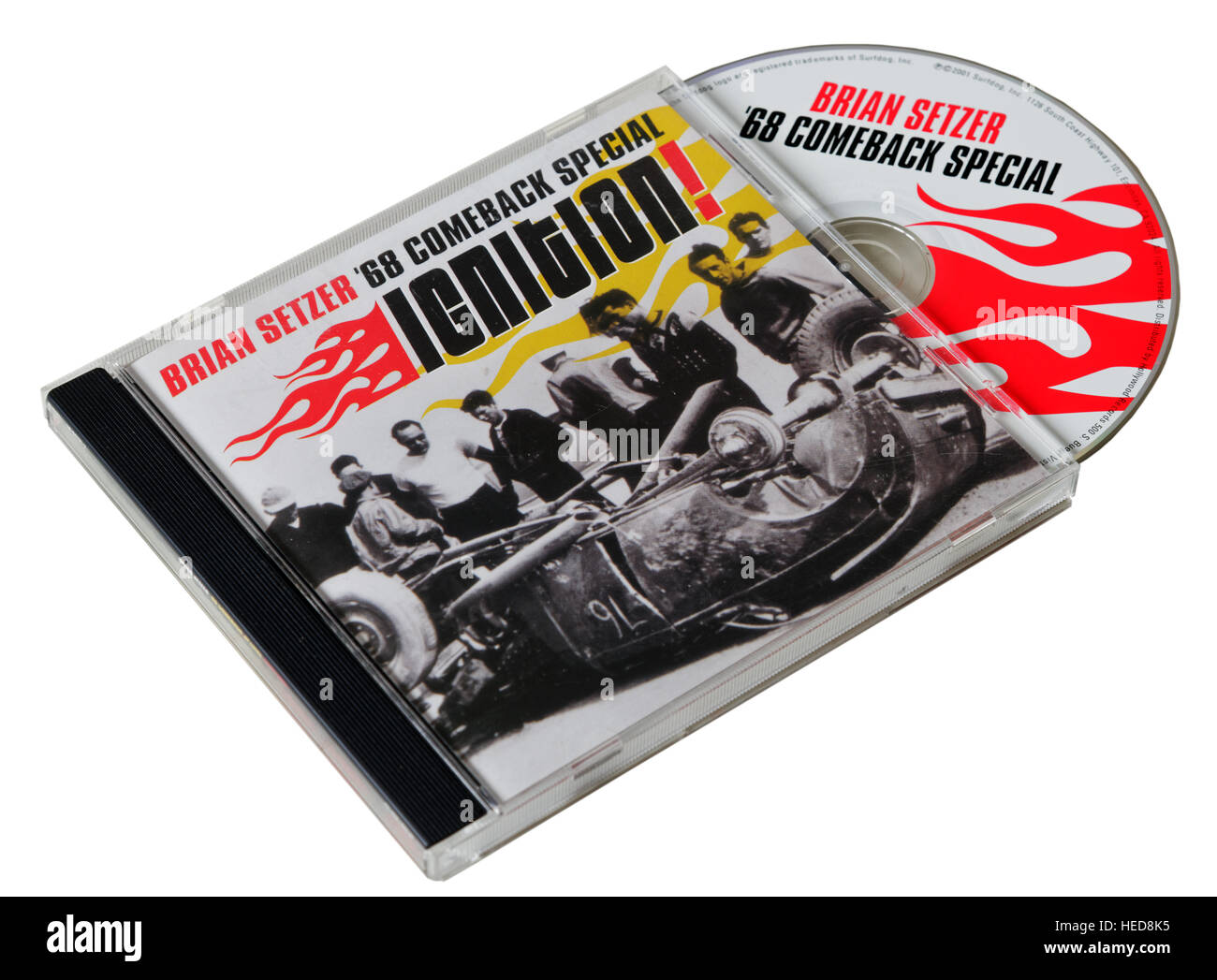 Brian Setzer Ignition! CD Stock Photo - Alamy