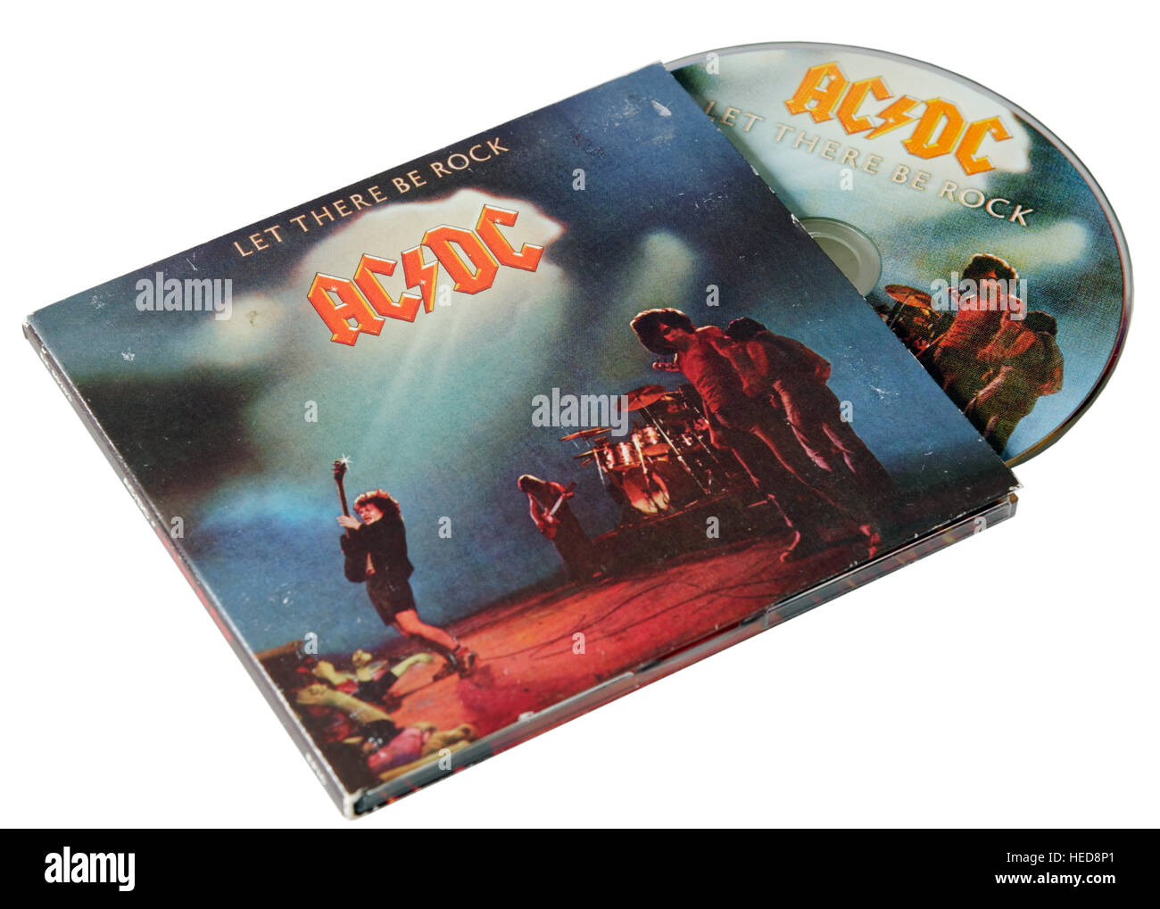 AC/DC Let There Be Rock CD Stock Photo