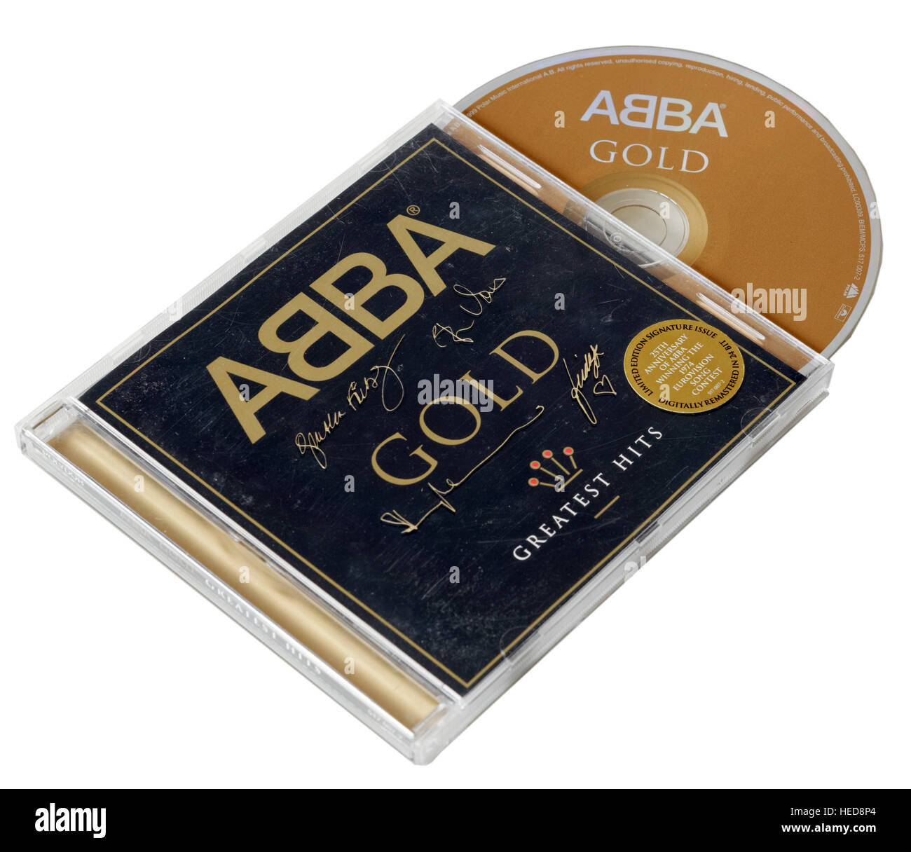 Abba Gold CD Stock Photo