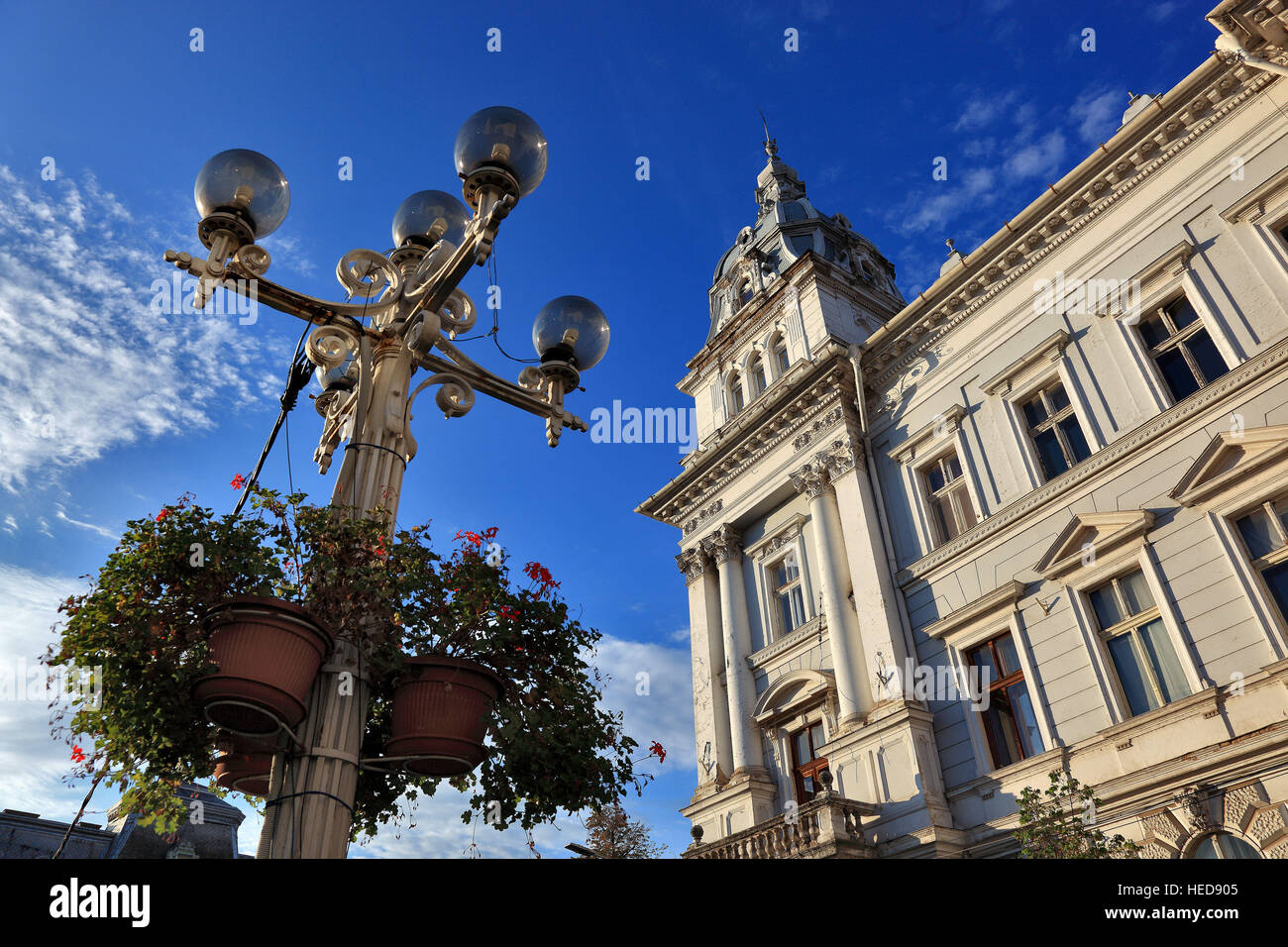 Rumänien, Banat, Stadt Arad, Stadtzentrum, Csanad-Palast am Rathausplatz Stock Photo