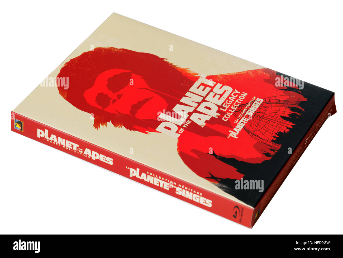 Planet of the Apes DVD (bilingual Canadian version with the french equivalent La Planete des Singes) Stock Photo