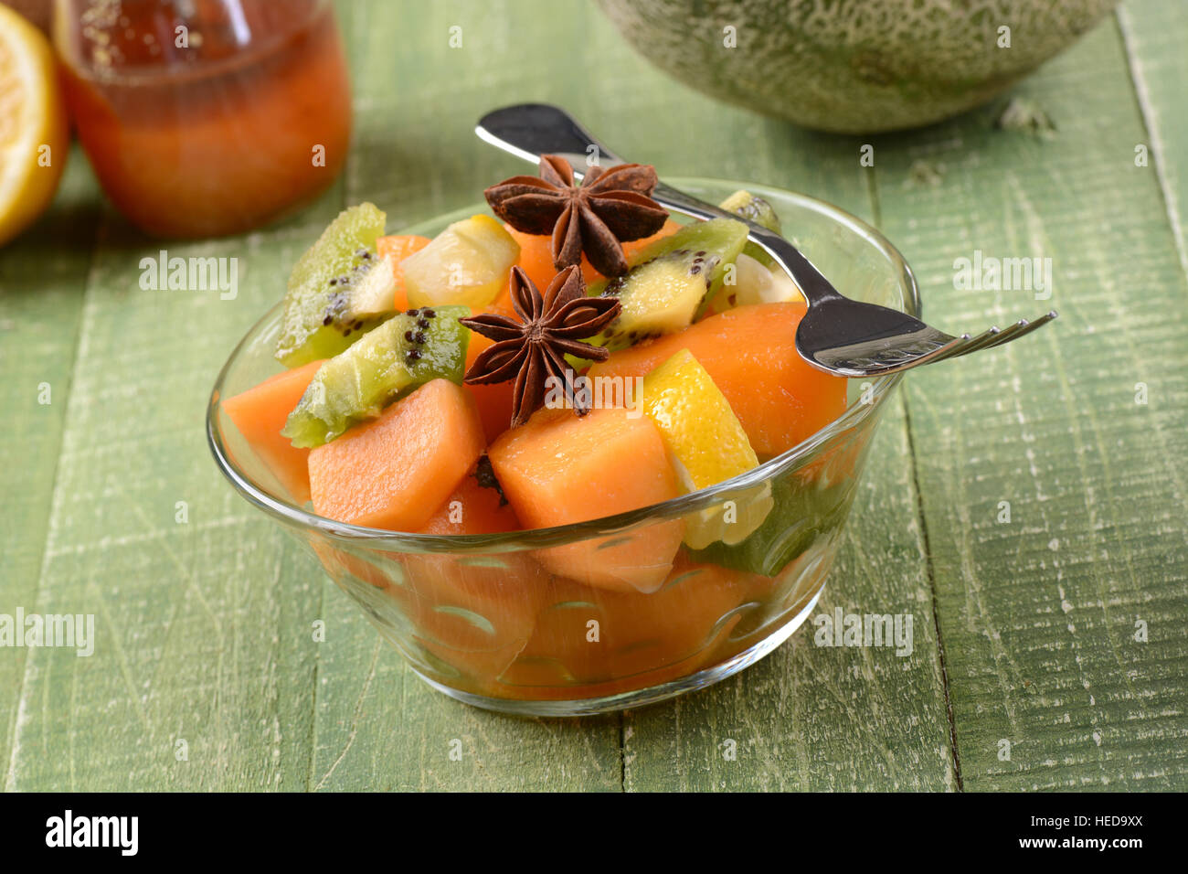 Melon salad hi-res stock photography and images - Alamy