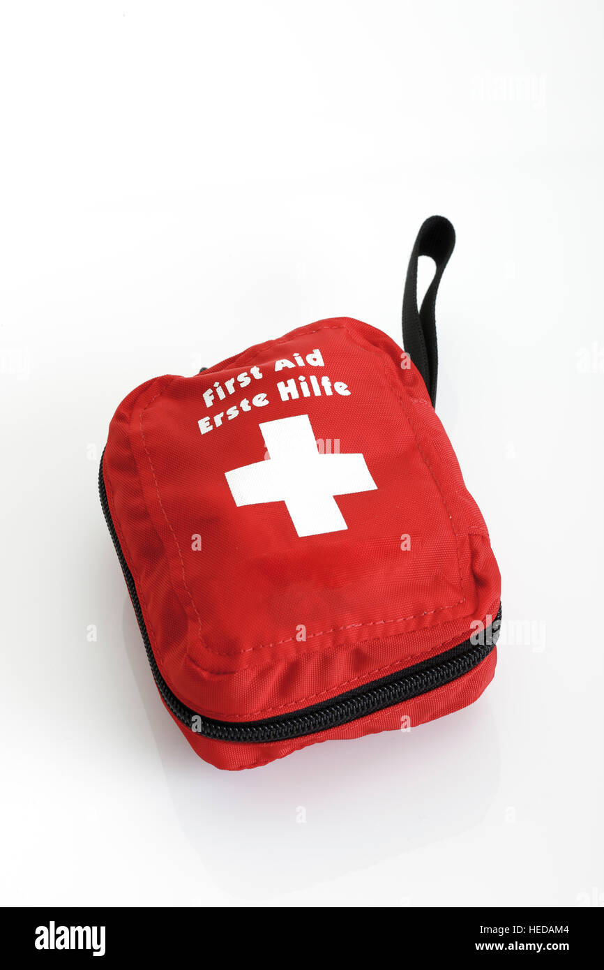 First aid kit bag Stock Photo Alamy