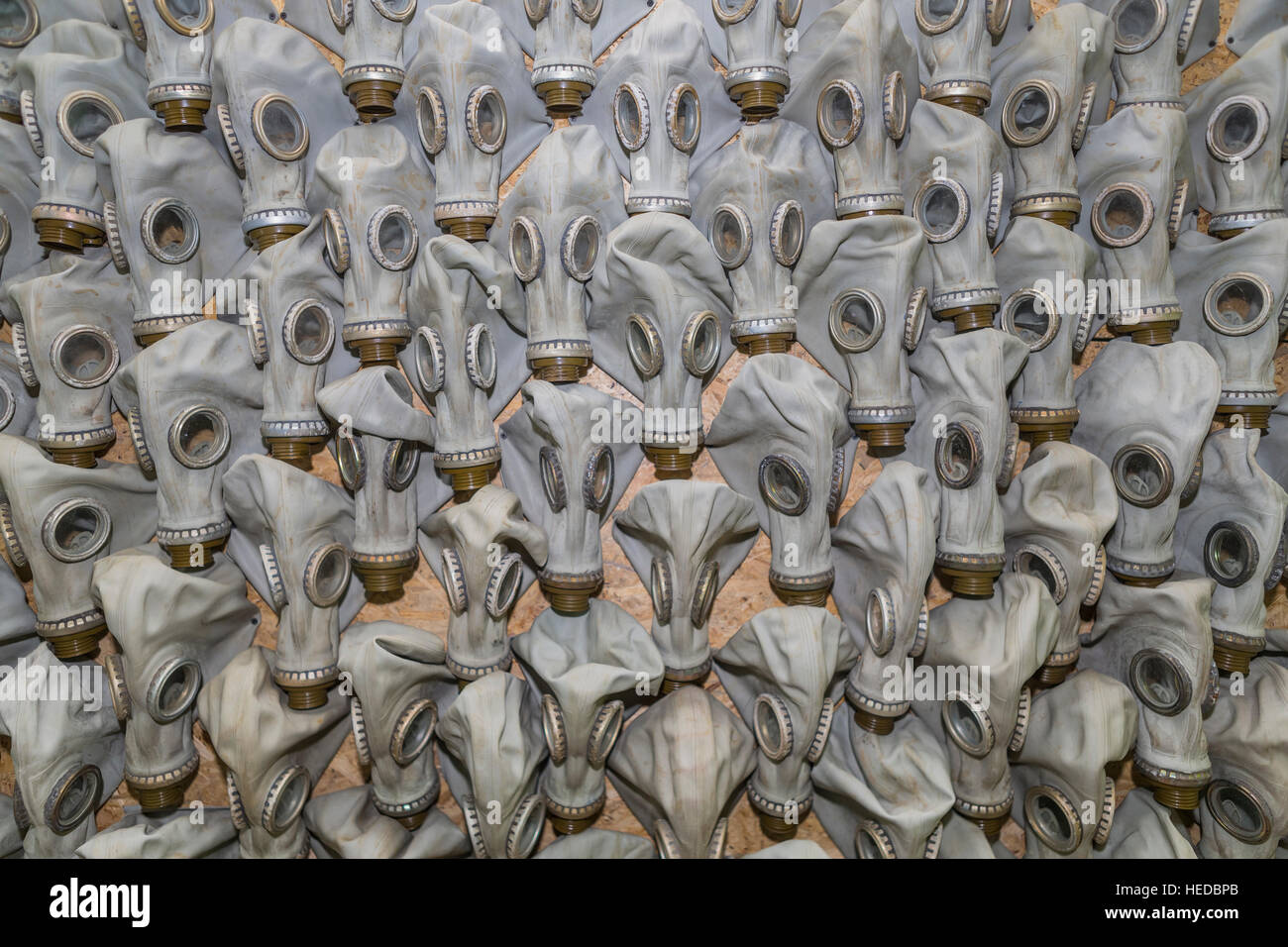 Old gas mask without filters Stock Photo Alamy