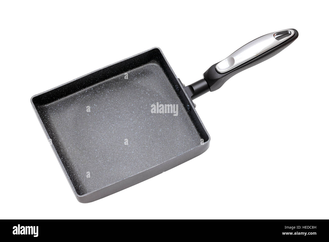 square frying pan isolated on white background Stock Photo Alamy