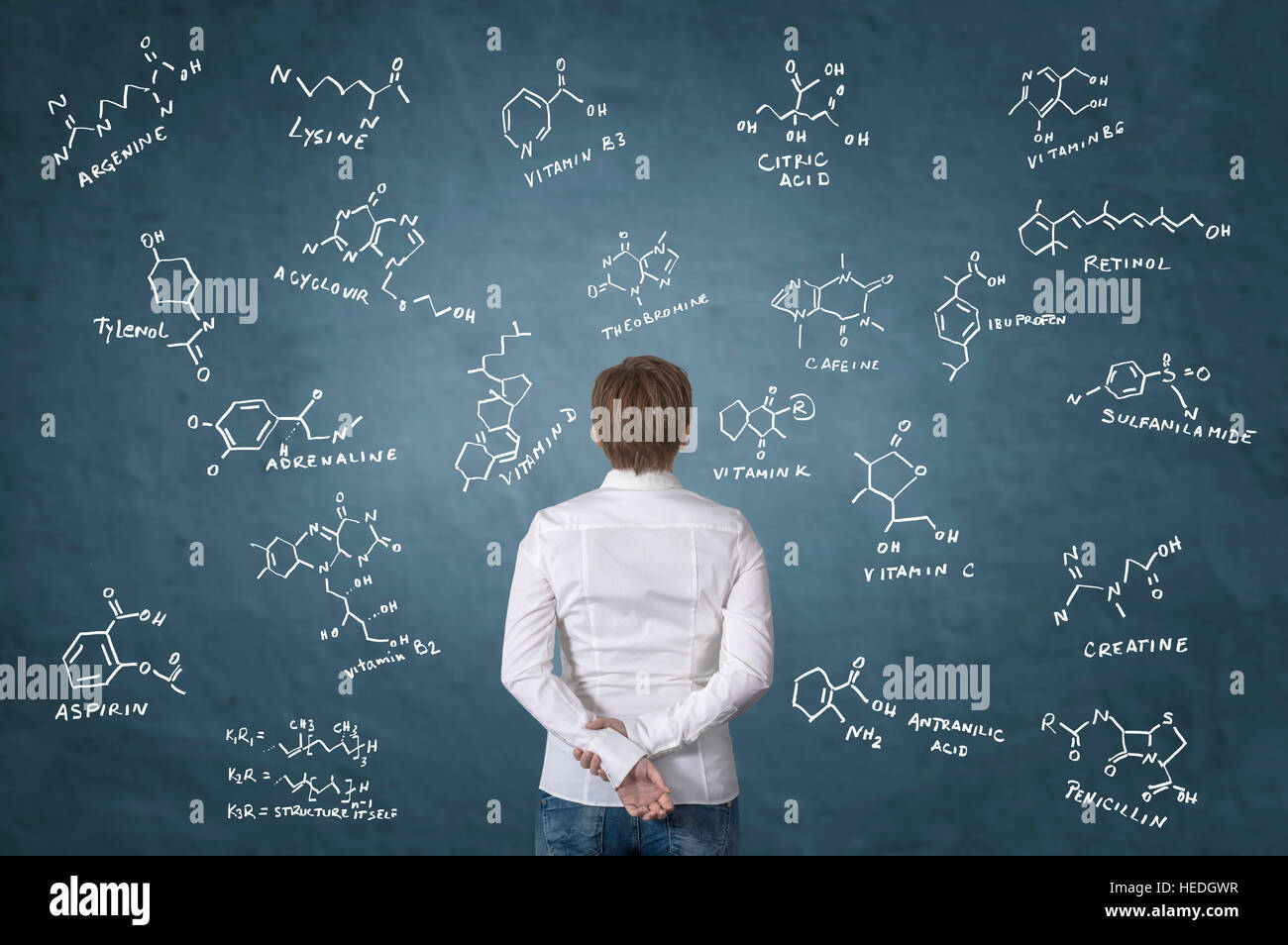 Chemistry drawing hi-res stock photography and images - Alamy