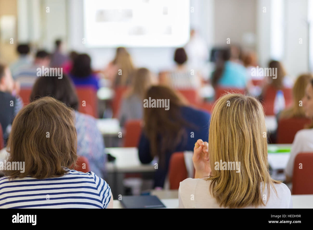 Lecture at university Stock Photo - Alamy