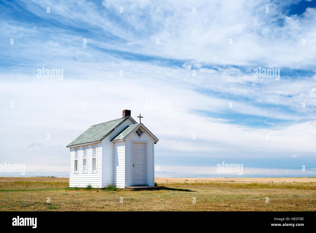A little church in rural Saskatchewan, Canada Stock Photo Alamy