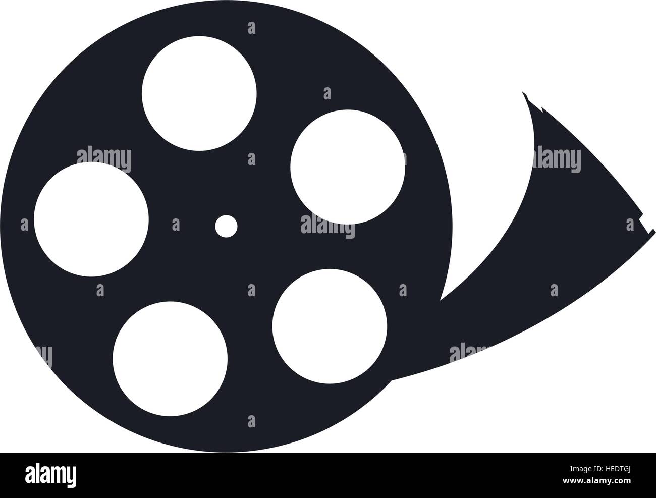 Movie roll equipment icon vector illustration graphic design Stock ...
