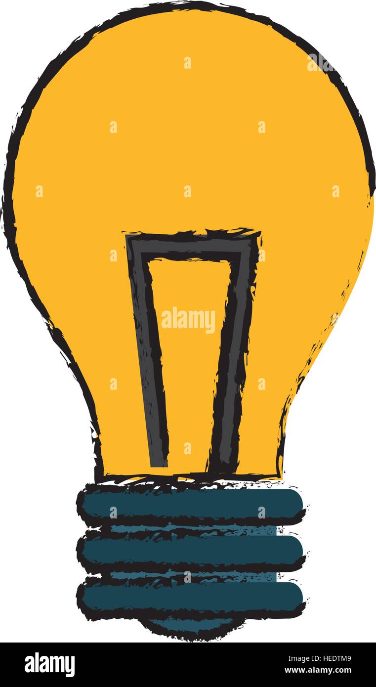 Isolated Bulb light icon vector illustration graphic design Stock ...