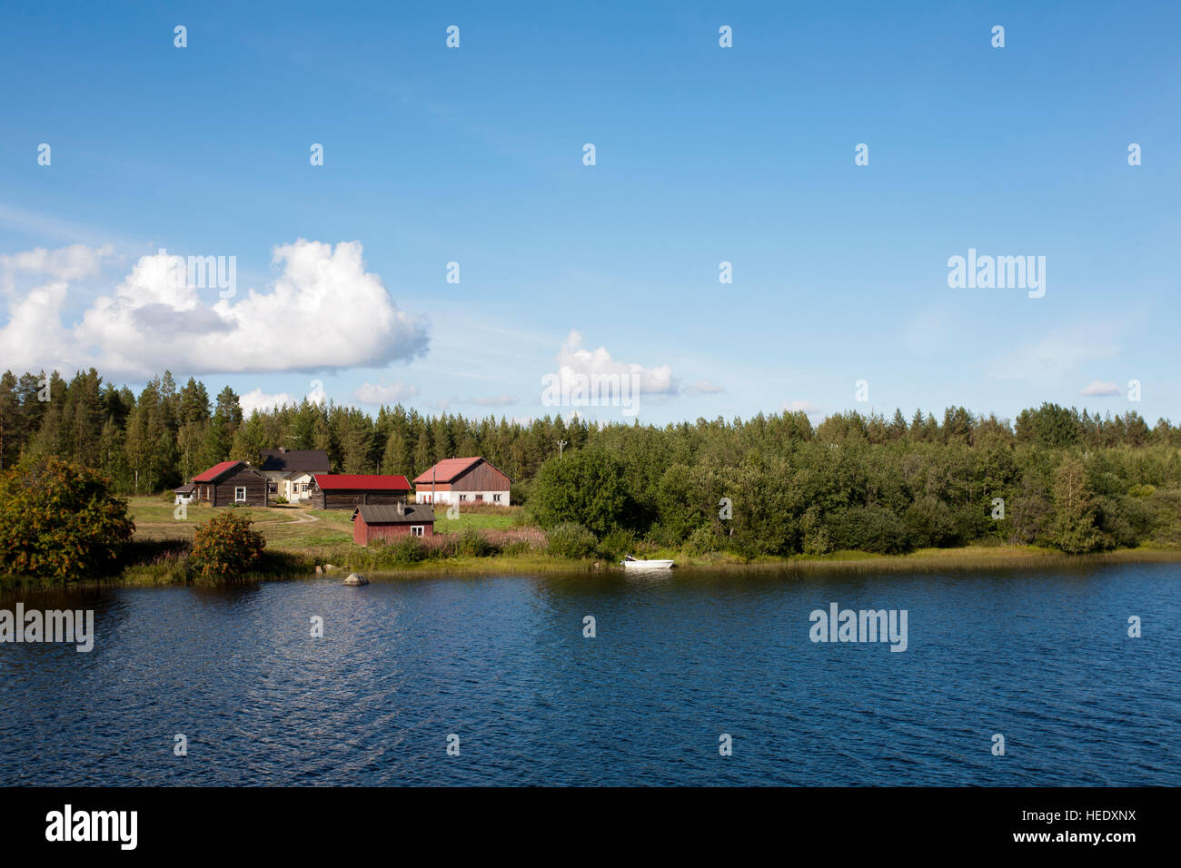 Rural landscape, Kuhmo Finland Stock Photo - Alamy