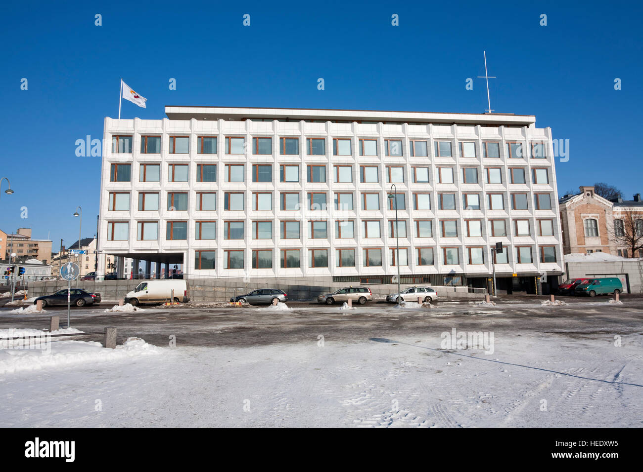 Stora Enso headquarters, Helsinki Finland Stock Photo