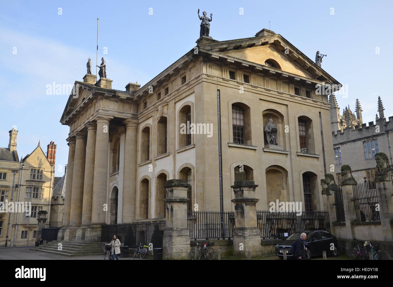The Clarendon Building in Broad Street, Oxford. Stock Photo