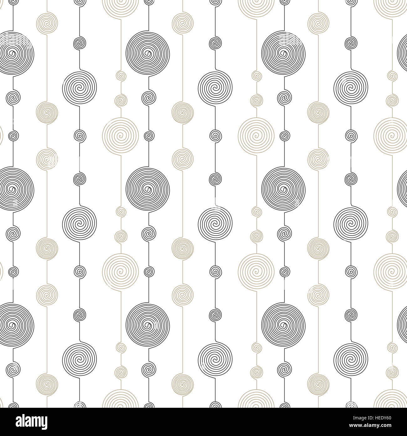 Vector seamless pattern. Abstract background made of stylish swirls ...