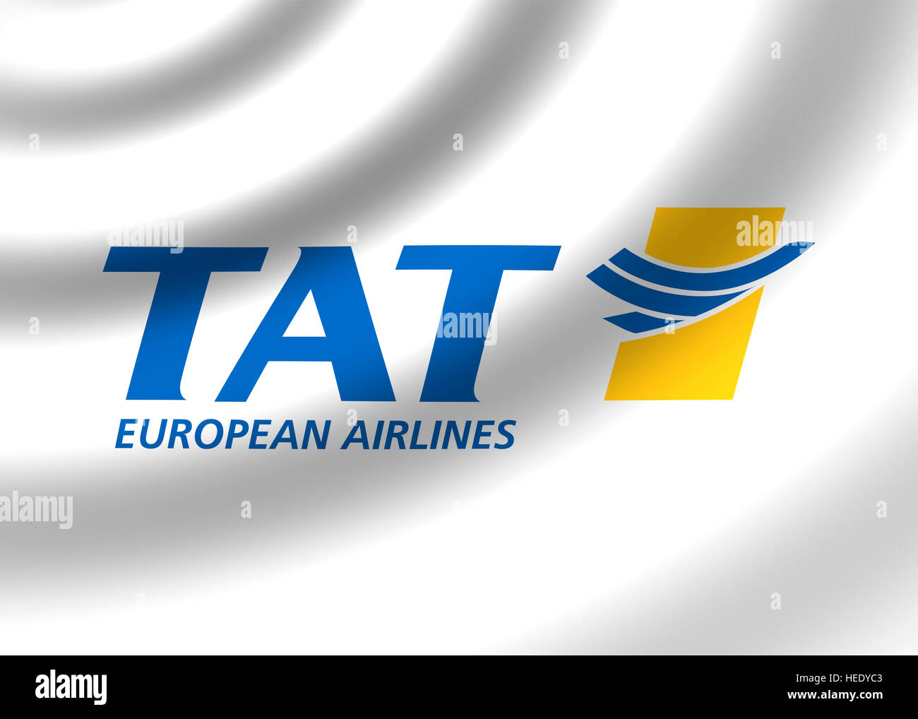 TAT Airlines logo icon flag Stock Photo