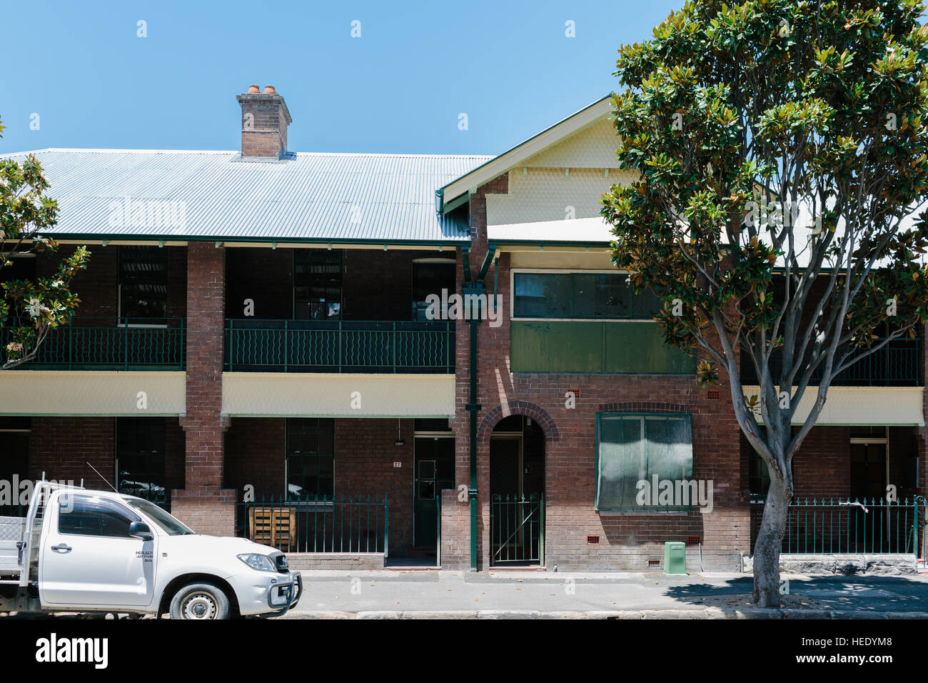 Exhousing commission homes on Windmill Street, Millers Point being