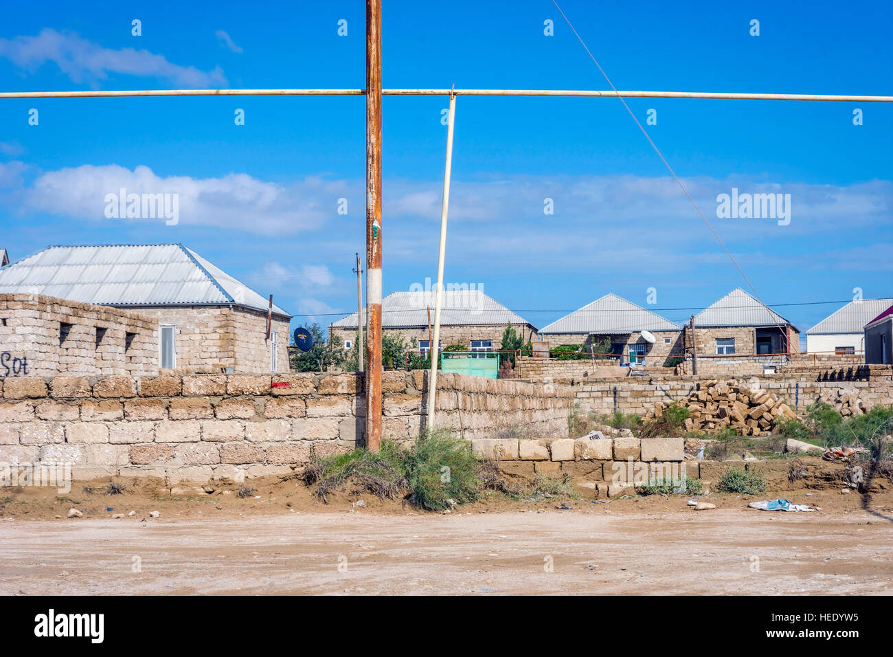 Residential area in suburbs of Baku, Azerbaijan Stock Photo Alamy
