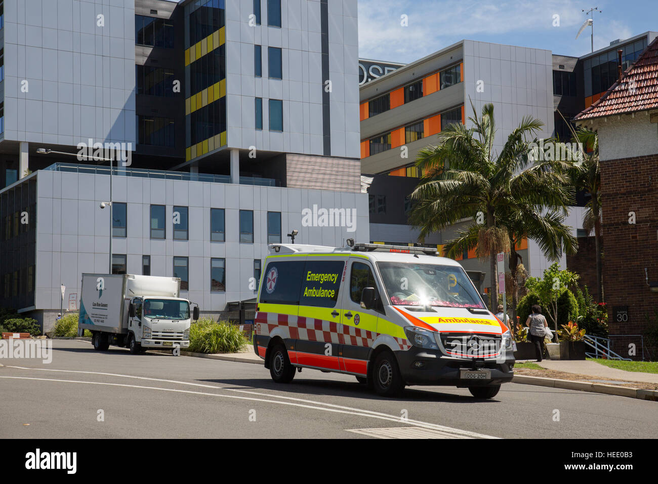 Royal North Shore Hospital RNSH, in St Leonards on the lower north shore of Sydney,Australia Stock Photo