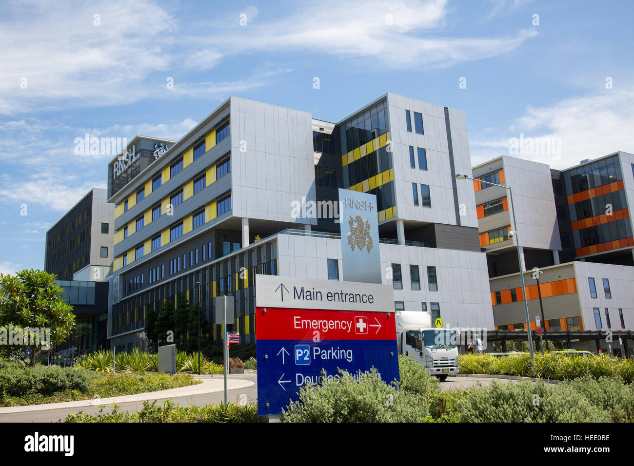 Royal North Shore Hospital RNSH, in St Leonards on the lower north shore of Sydney,Australia Stock Photo