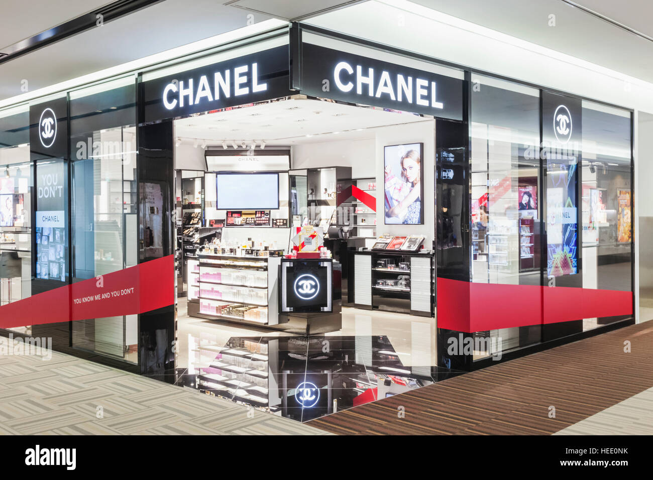 Japan, Honshu, Tokyo, Narita Airport, Duty Free Shops, Chanel Store