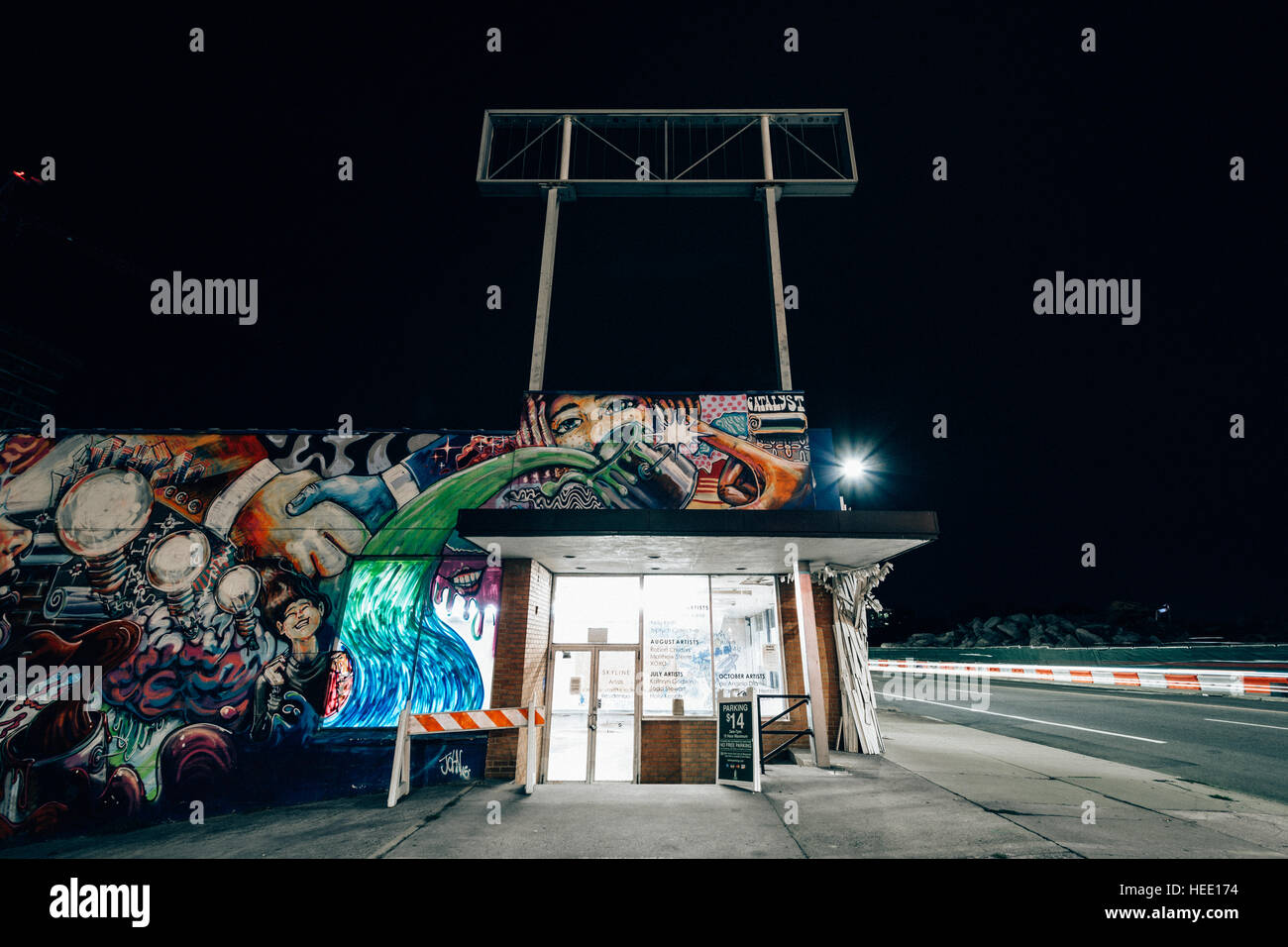 North carolina downtown graffiti hires stock photography and images