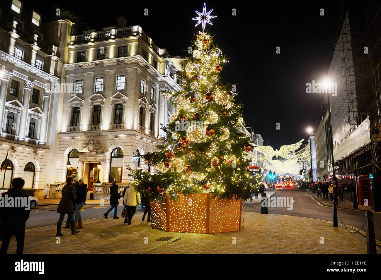 Christmas lights in London Featuring Atmosphere Where London, United