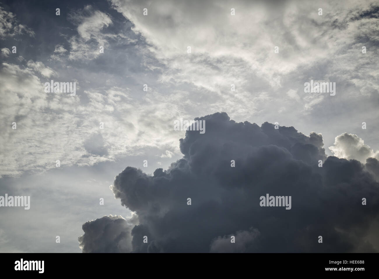 Dark storm clouds before rain over sky Stock Photo - Alamy