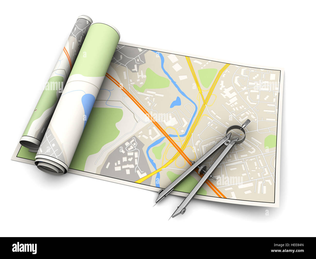 Map Area Measuring Tool Map Measure High Resolution Stock Photography And Images - Alamy